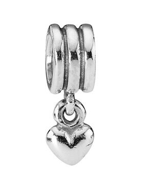 Pandora Silver Heart Dangle Charm